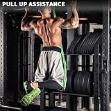 POWER GUIDANCE Resistance Bands Set 5 Levels Yellow Red Black Purple Green view 5