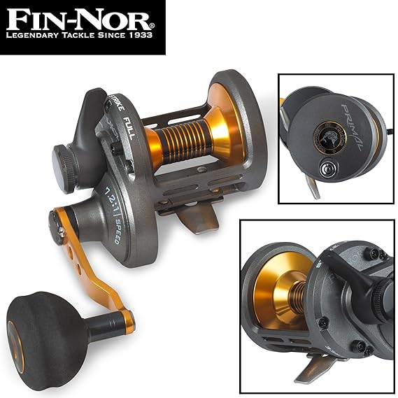 FinNor Primal PR10HS Multiplier Reel For Sea Fishing, Sea Fishing Reel