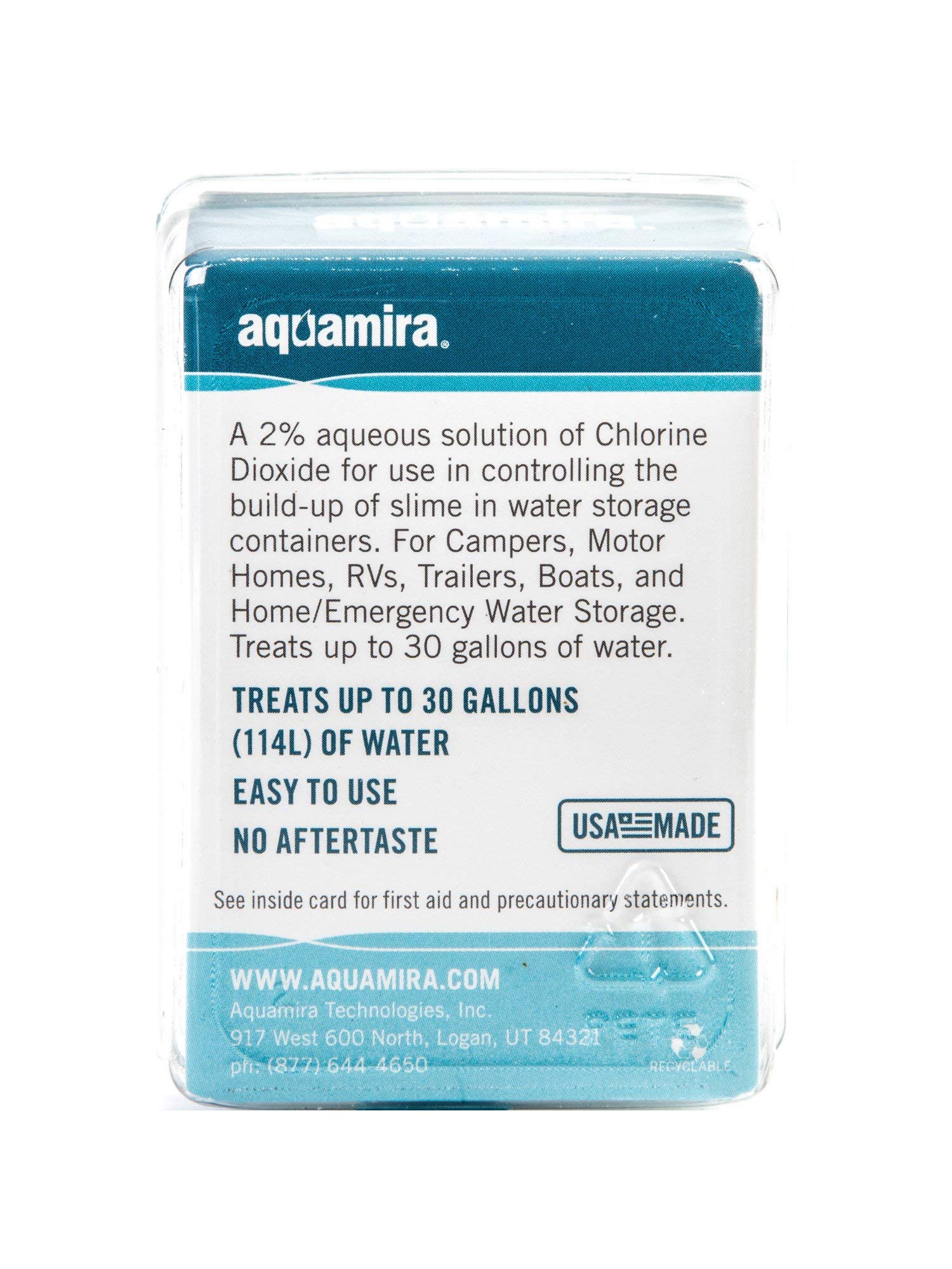 Aquamira Chlorine Dioxide Water Treatment Drops (Two Part Liquid