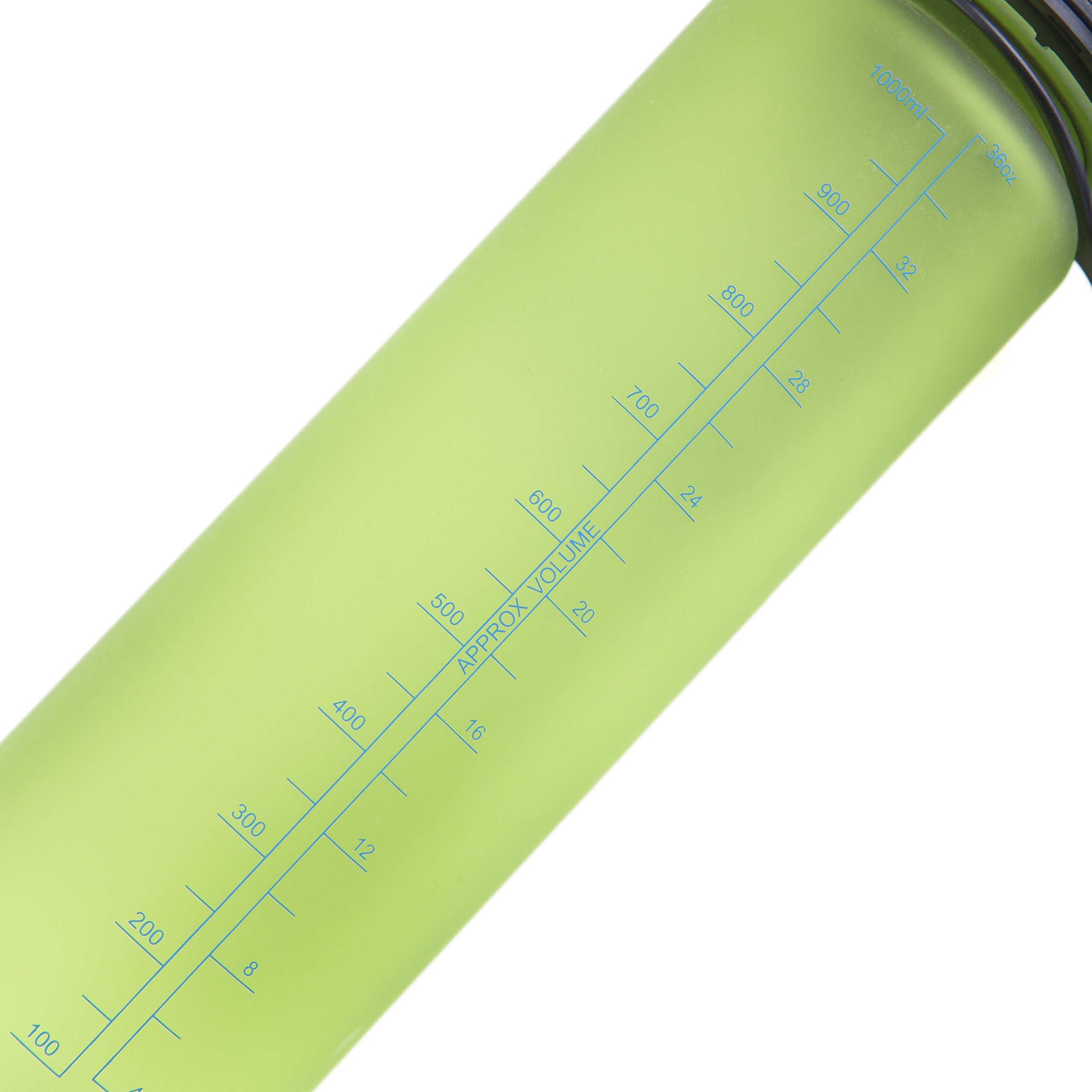 KingCamp TRITAN 1000 ml / 33.8 fl.oz Wide Mouth Green Outdoor Water Bottles