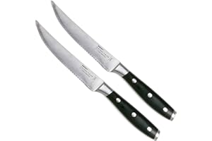Norpro 1211 5- Inch Steak Knife, 2-Piece Set , Silver