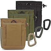 AldeTau Tactical Molle Dump Pouch Utility Drawstring Magazine Recovery Ammo Bag Belt Pouches for Outdoor Sports Cycling Paintball Hunting Gear EDC Drop Bag