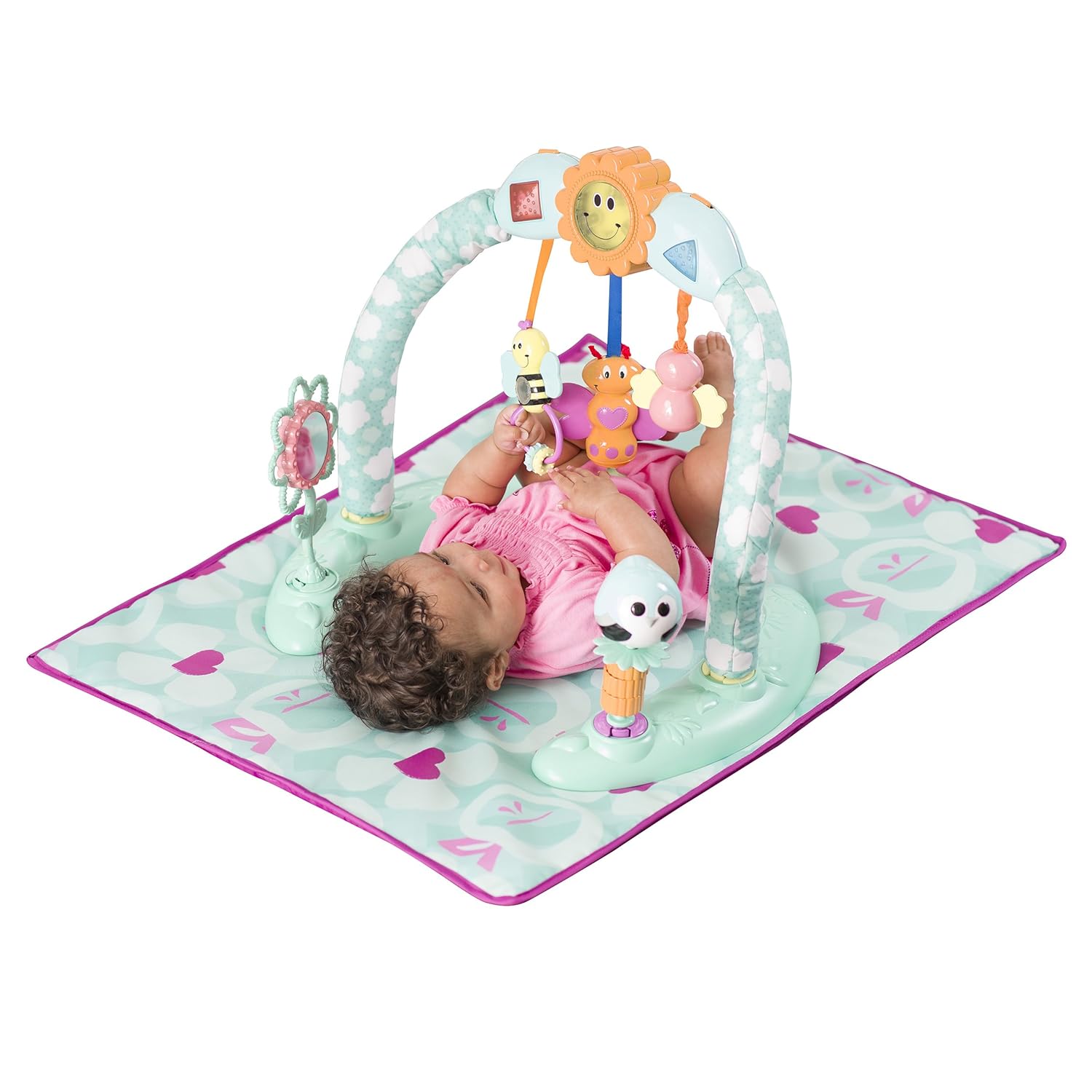 evenflo exersaucer pink