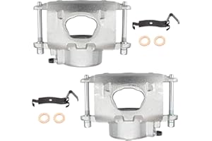 MAYASAF 18-4020 18-4021 Front Passenger & Driver Disc Brake Caliper Set for Chevy Impala/Caprice/Nova/C10/R10, for Buick Riviera/LeSabre, for Cadillac DeVille/Seville/Bonneville/Firebird,Olds 98