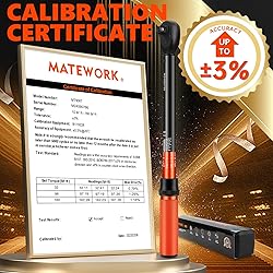 Matework 1/2 Inch Drive Click Torque Wrench, 10-160
