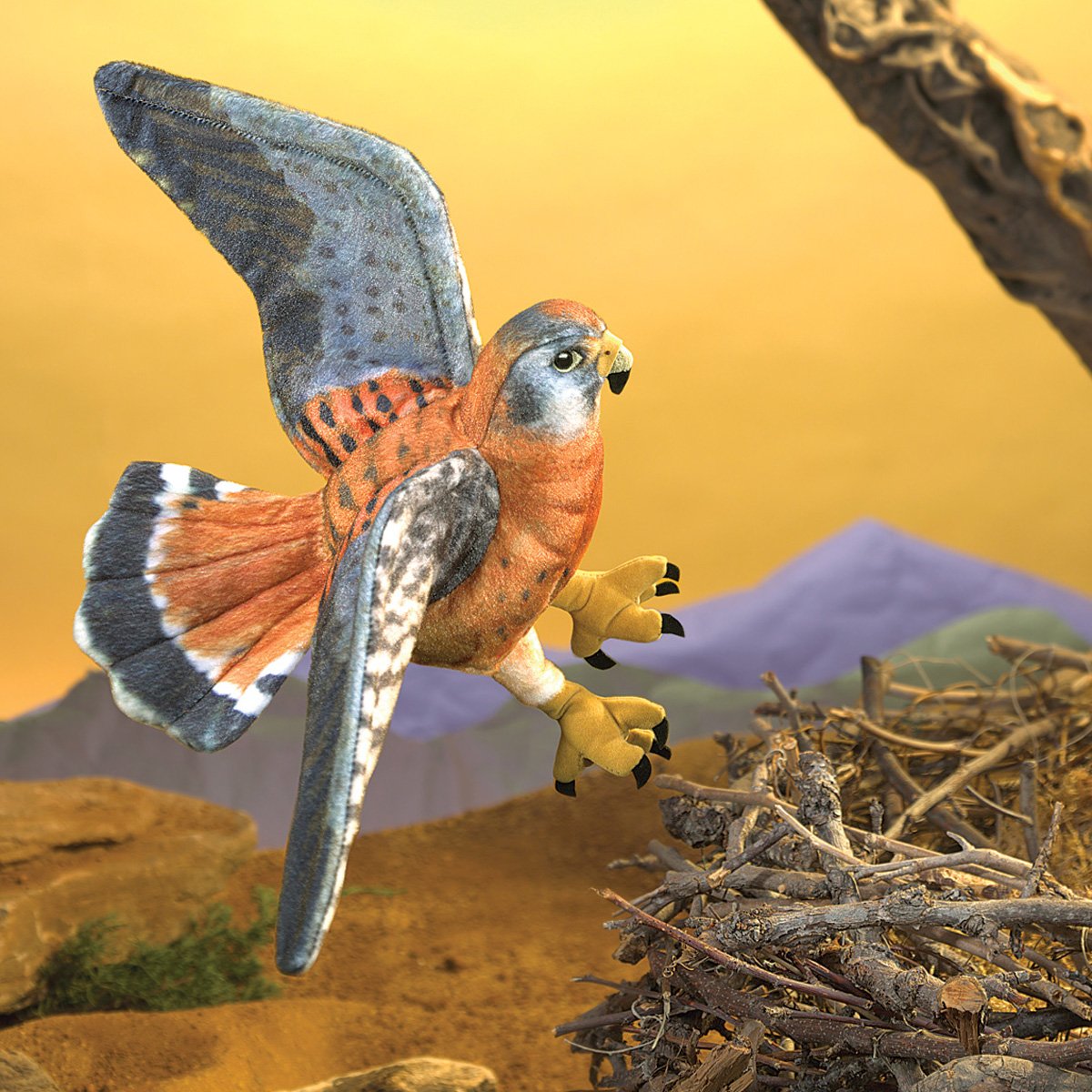 Folkmanis American Kestrel Hand Puppet eBay