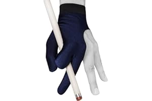 PINBWD Billiard Pool Cue Glove by Fortuna - Classic - Fits Either Hand - Blue