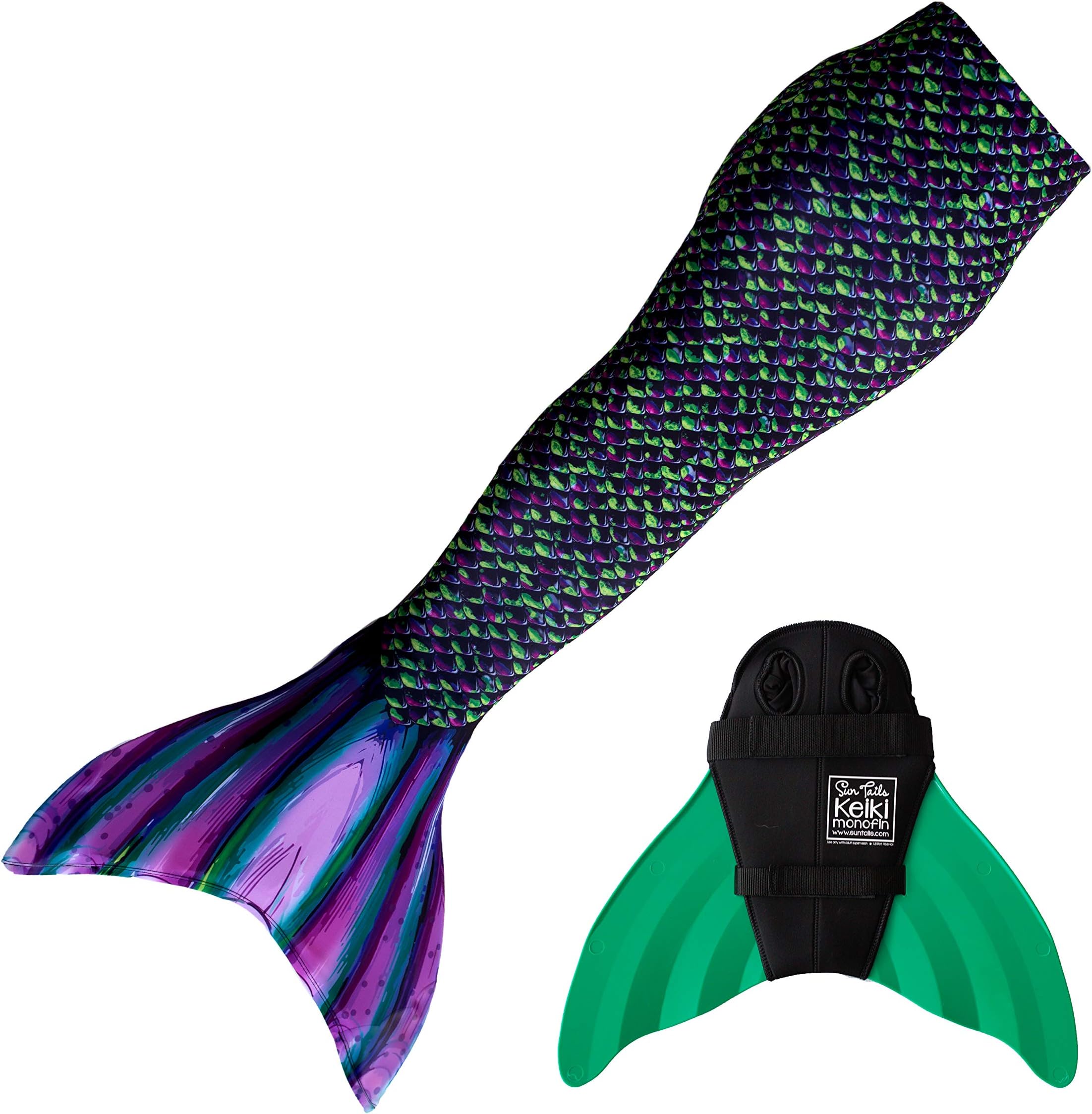 Sun Tail Mermaid Designer Mermaid Tail + Monofin for Swimming