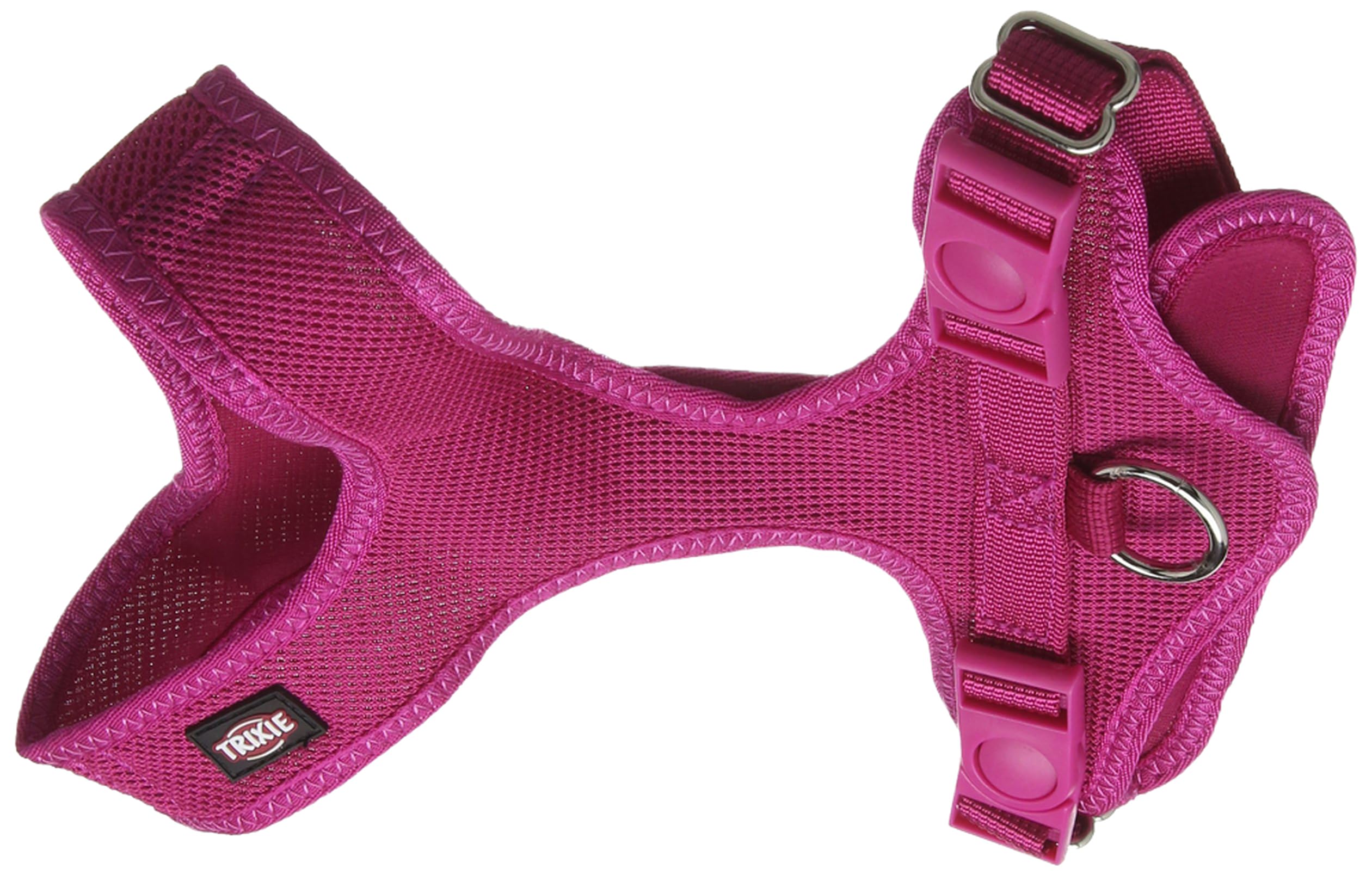 Trixie Soft Dog Harness, 33 - 50 cm x 20 mm, Fuchsia