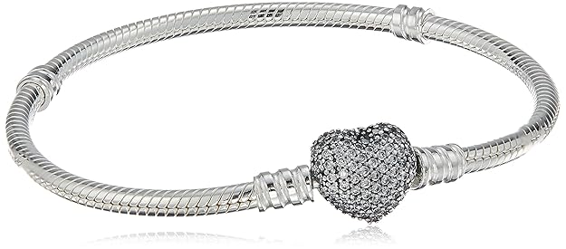Pandora Damen-Armband mit Pavee-Herz 590727CZ