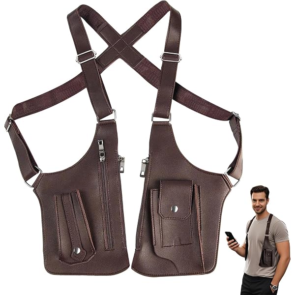 Amazon.com: Aocesk Double Shoulder Armpit Bag, Anti-Theft Hidden