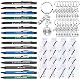 Yexiya 16 Sets Fitness Gift for Women Men Including Funny Sport Pens and Workout Gym Keychains Fitness Lovers Personal Trainer Gifts for Christmas Birthday