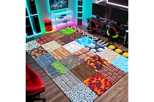 FTBNIQWRHN Game Rugs for Boys - Game Room Rug for Teen Boys Kids Carpet for Playroom Bedroom Living Room Children Gaming Area Rugs 59" x 39"