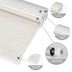Boolegon Light Filtering Roller Shades for
