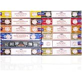 Satya Incense Sticks Variety Pack 15gm x 12 Pack, Hand Rolled &ndash; Free from Chemicals - Organic &amp; Perfect for Aromatherapy,Meditation, Church &amp; Worship,Pack 2nd