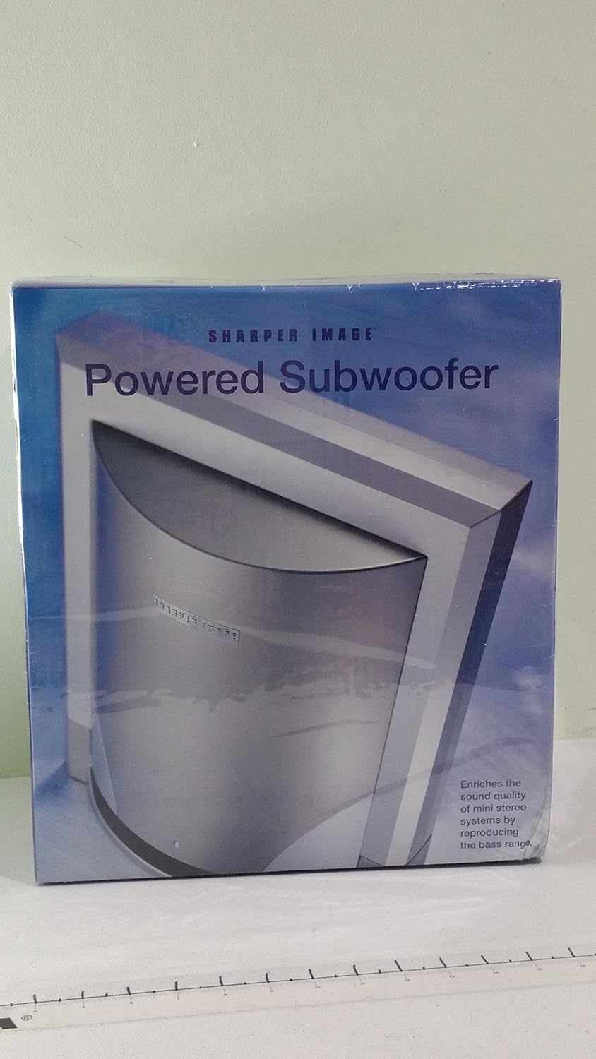 sharper image powered subwoofer