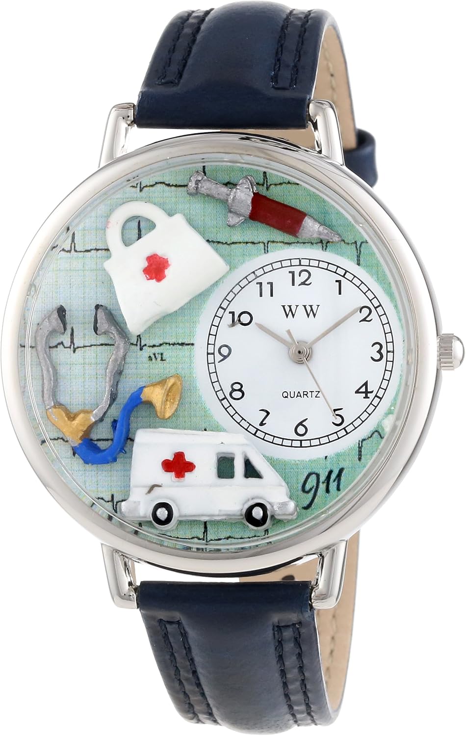 EMT Watch in Silver (Large) Whimsical Watches Amazon.ca Watches