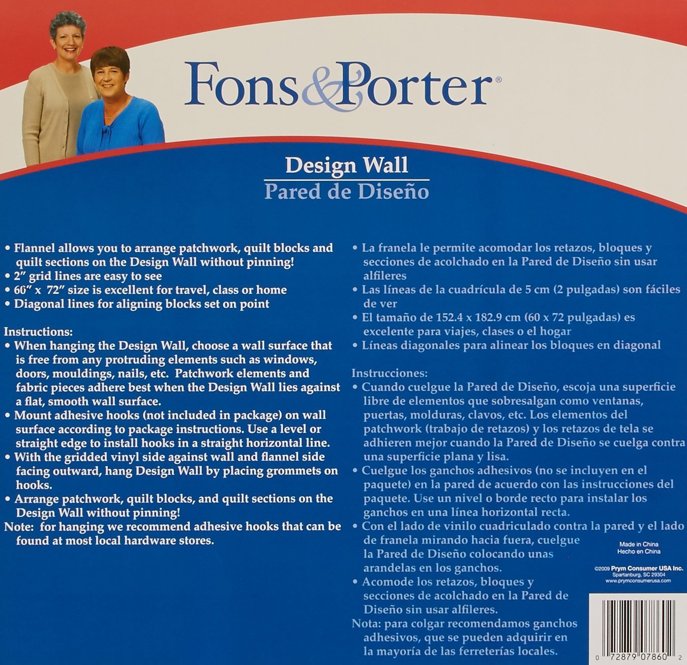 Fons Porter 60Inchby72Inch Design Wall eBay Fons Porter 60Inchby72Inch Design Wall eBay