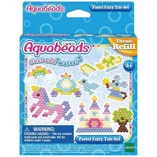 Aquabeads 31632 31632-Pastell Märchenwelt Set, Bunt