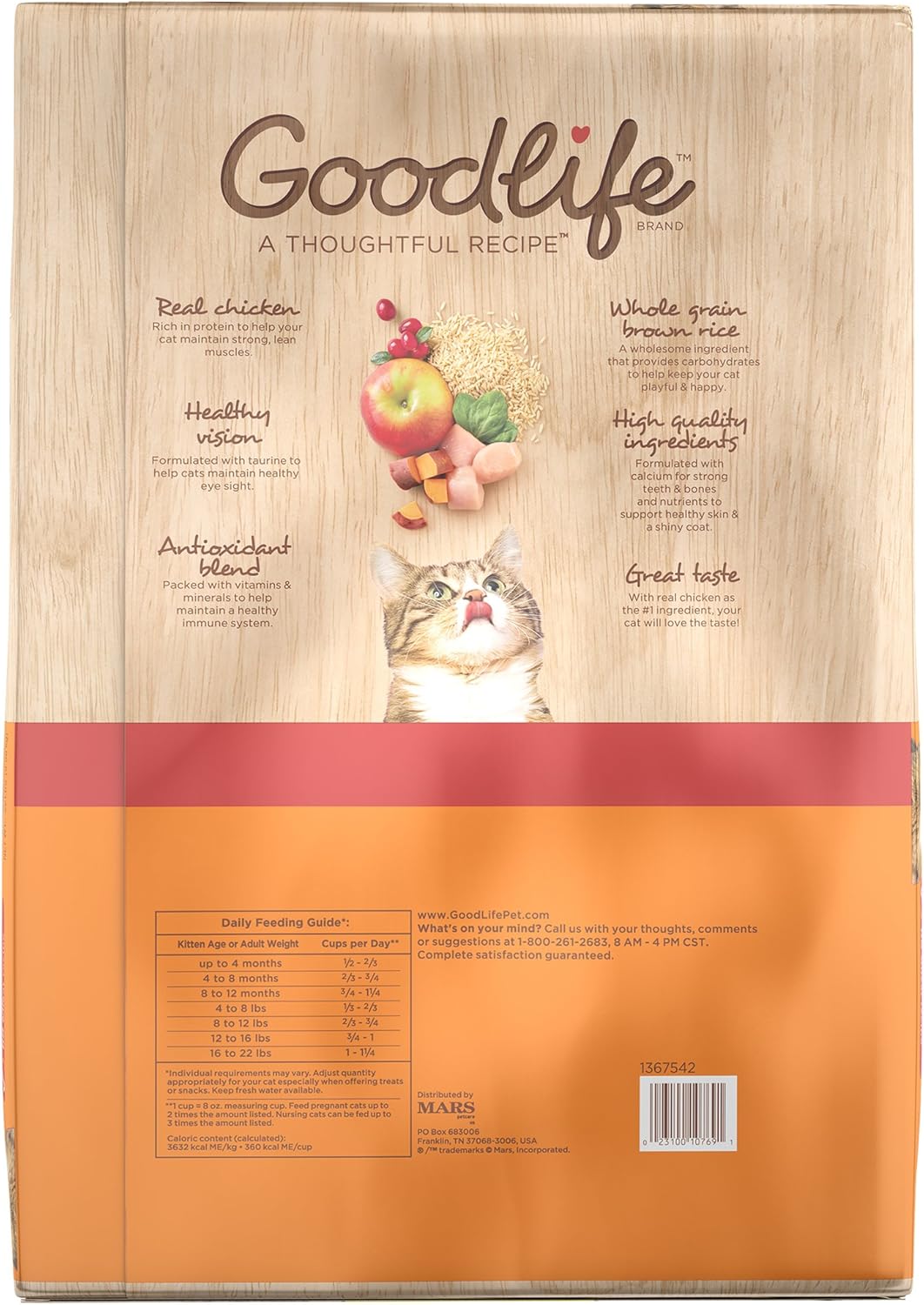goodlife cat food 22 lbs