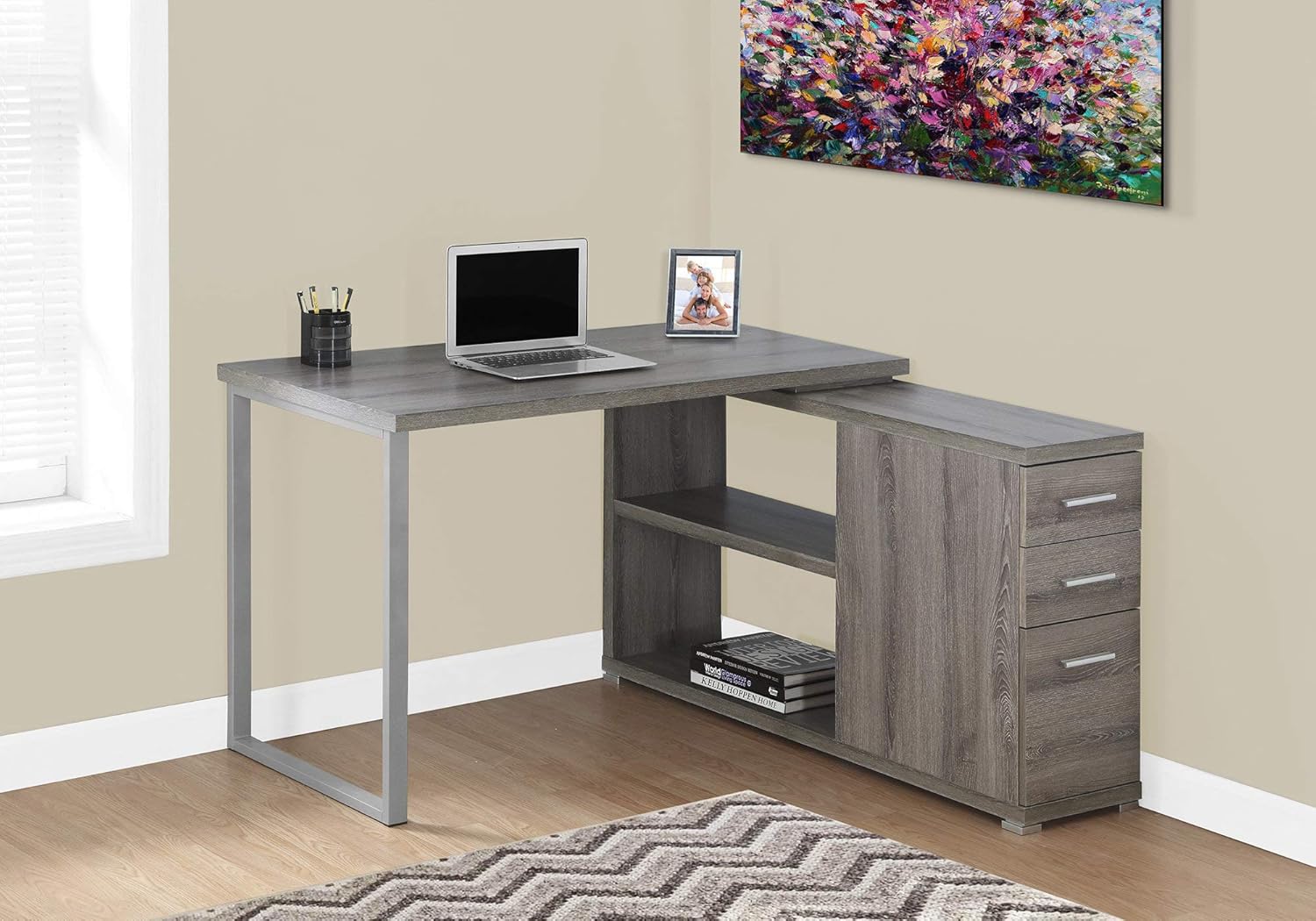Best Dark Taupe Computer Desk
