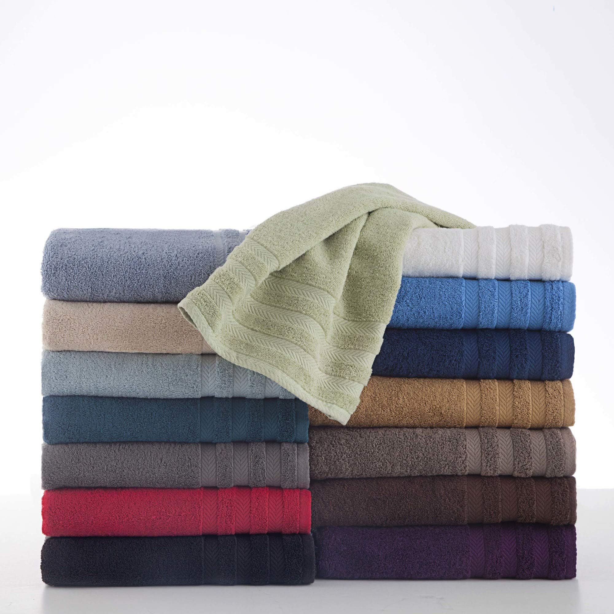 EGYPTIAN COTTON DRYFAST HAND TOWEL BY MARTEX - Premium, Luxurious, Top Hotel Quality - Soft, Absorbent, Machine Washable, Quick Drying - Cream