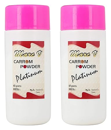 Marc V Carrom Powder (Pack of 2, Mayur 75)