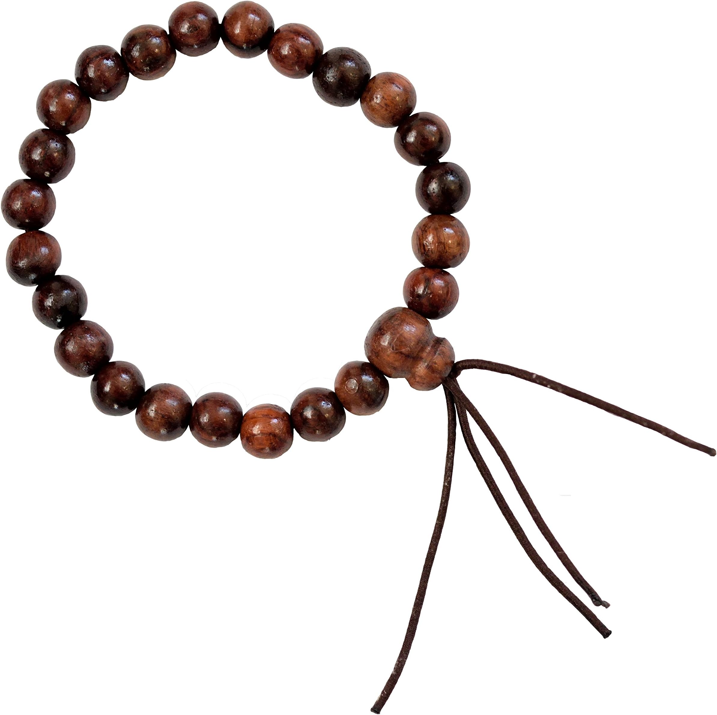 Hand-made Dark Wood Wrist Mala