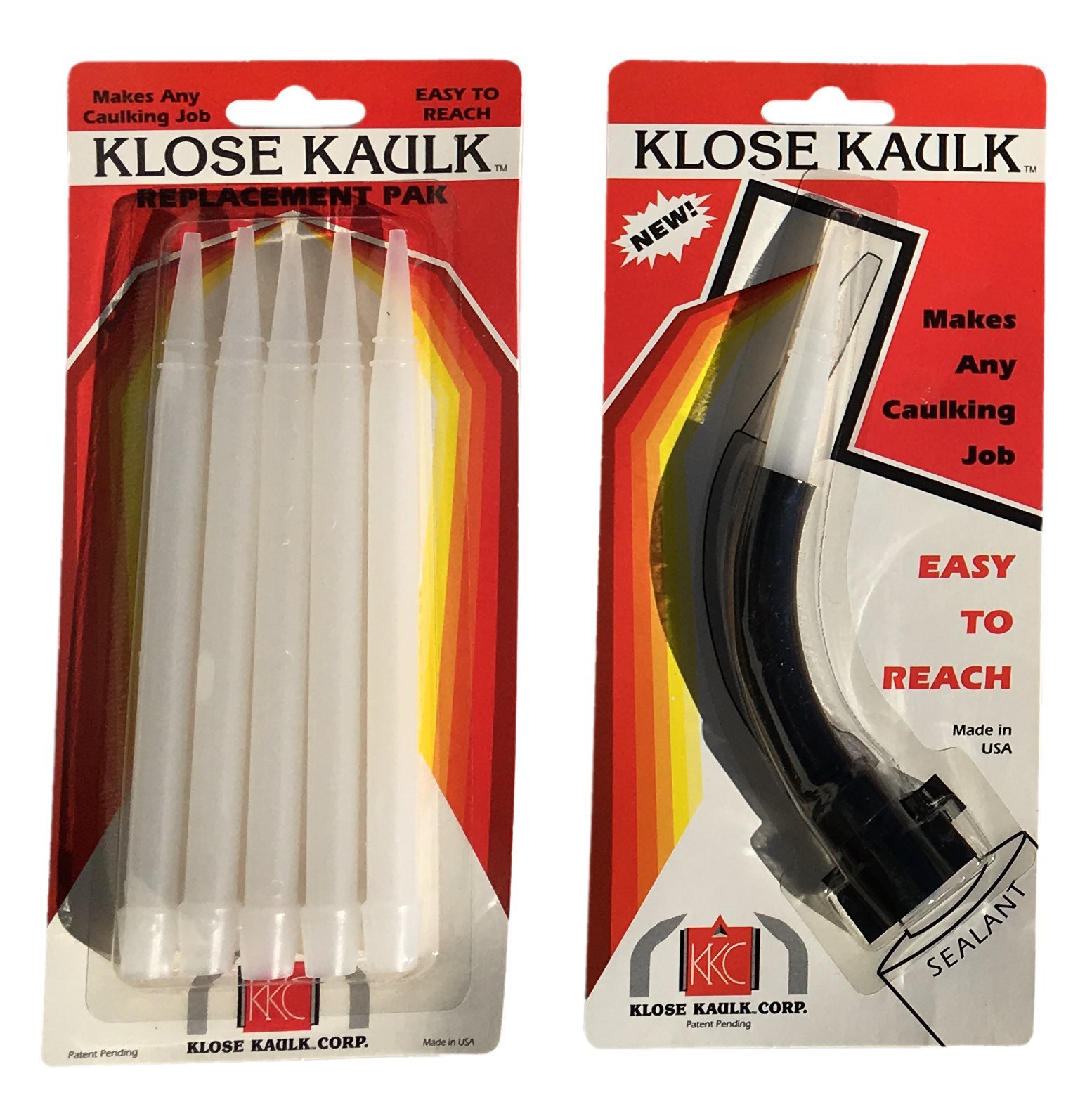 Klose Kaulk Extendable Caulk Gun Nozzles