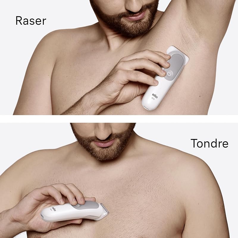 Tondeuse Electrique Homme, pour le Corps, Series 5, BG5555, Grise