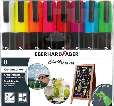 - Chalk Marker Set, 8 Stück