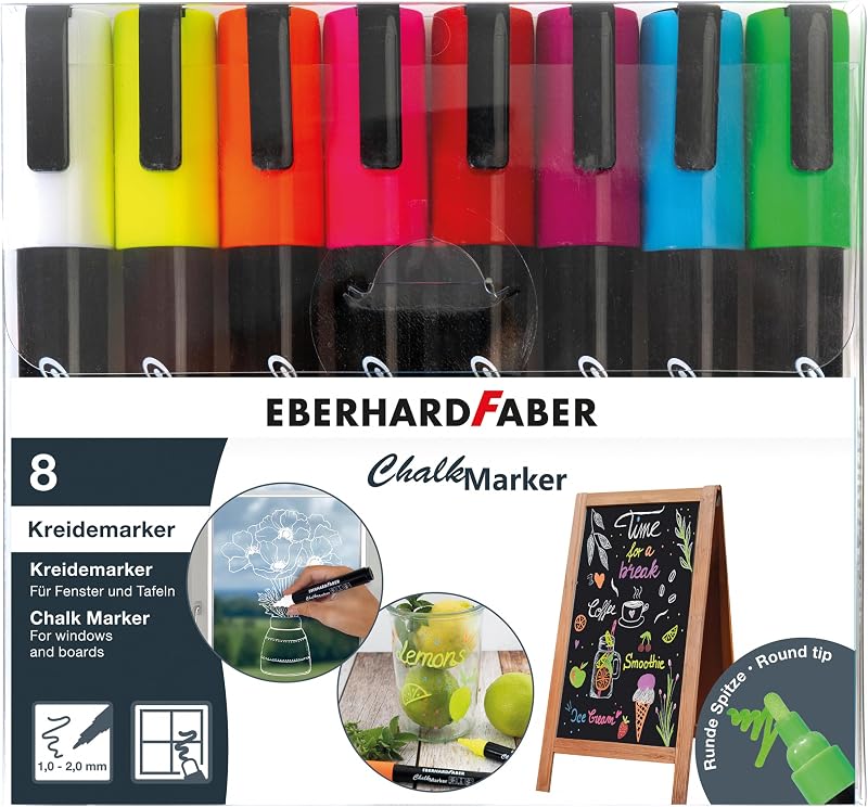 - Chalk Marker Set, 8 Stück