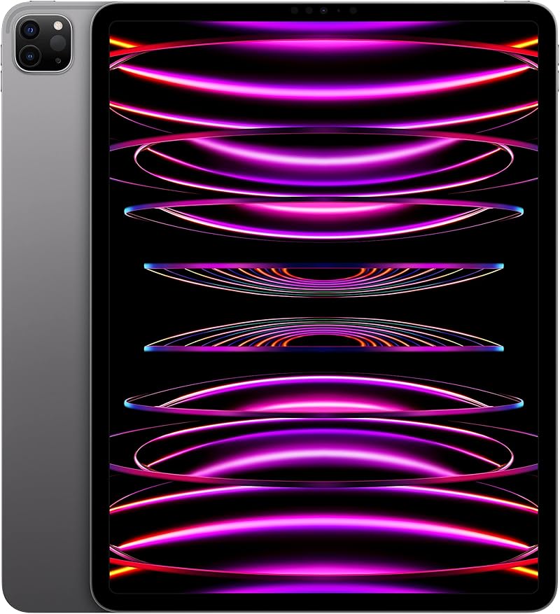 2022 Apple iPad Pro 12.9 inch Wi-Fi 128GB Space Grey Renewed M2