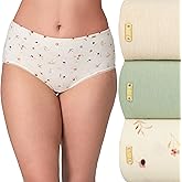 Bali womens Hi-cut Underwear Pack, Lux Cotton Essentials Hi-cut Underwear, Full Coverage Panties, Moisture-wicking, 3-pack