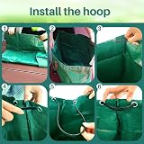 Singwow Garden Waste Bags 500L x 2 Heavy Duty Reusable Sacks with Handles view 3