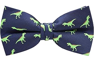 Carahere Mens Bow Tie Handmade Pre-Tied Fun Pattern Bow Ties for Men