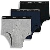 Jockey Mens Underwear Briefs - Classic Full Rise Design, Pack of 3 - Authentic Mens Underwear for Comfort and Quality