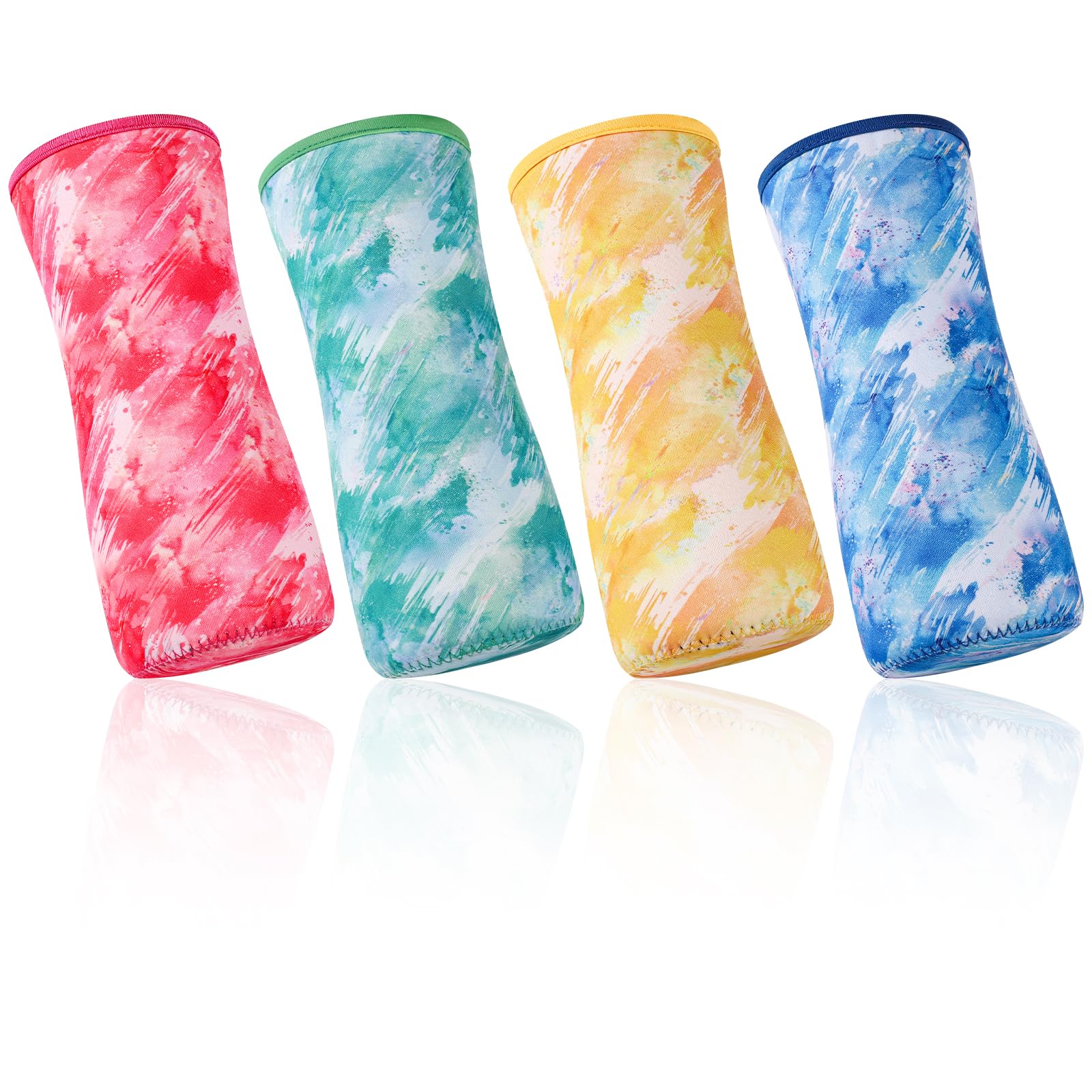 lasuroa 4pcs Sleeve for Cirkul Water Bottle 32oz, Neoprene Water Bottle Sleeve for Cirkul Plastic Water Bottle Protective Cover Insulated Water Bottle Cover for Retaining Temperature(4 Colors)
