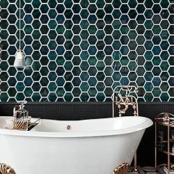 CRE8TIVE 4 Sheets Peel and Stick Tiles Backsplash