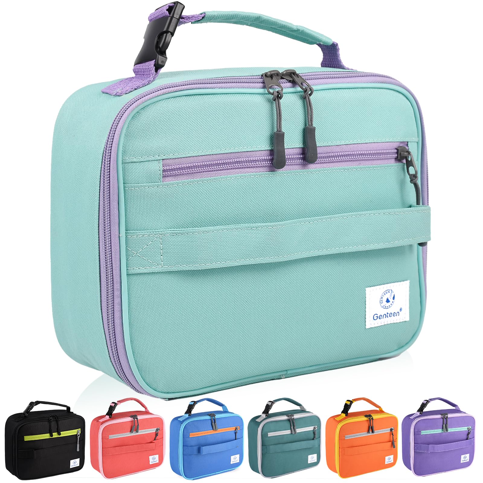 Photo 1 of Genteen Lunch Box Kids,Insulated Lunch Bag Kids Boys Girls,Soft Bag Mini Cooler Back to School Thermal Meal Tote Kit Lunch Box for School,Work,Outdoor (Light Green)