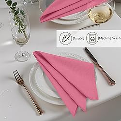 Ruvanti Linen Napkins Set of 6, 18x18 Cloth