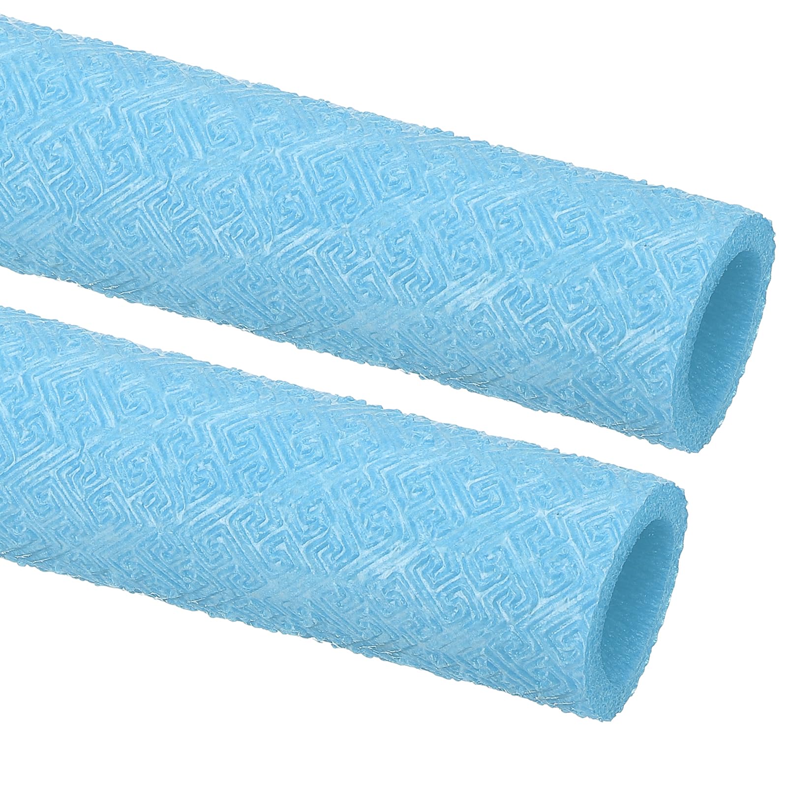 PATIKIL 6.6Ft Pipe Insulation Foam Tubing, 2Pcs 1"(25mm) ID 1-7/16"(37mm) OD Heat Preservation Foam Tube Cover Wrap for AC Unit Air Conditioner Water Pipe, Blue