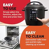 Instant Pot 5.7L Classic 7-in-1 Electric Multicooker Stainless Steel Black view 6