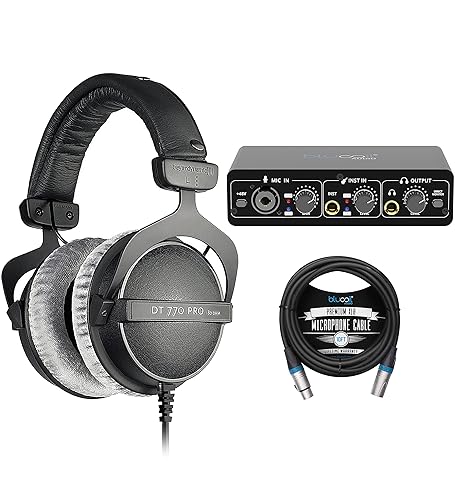 blucoil Beyerdynamics DT 770 PRO 80 Ohm Over-Ear Studio Headphones