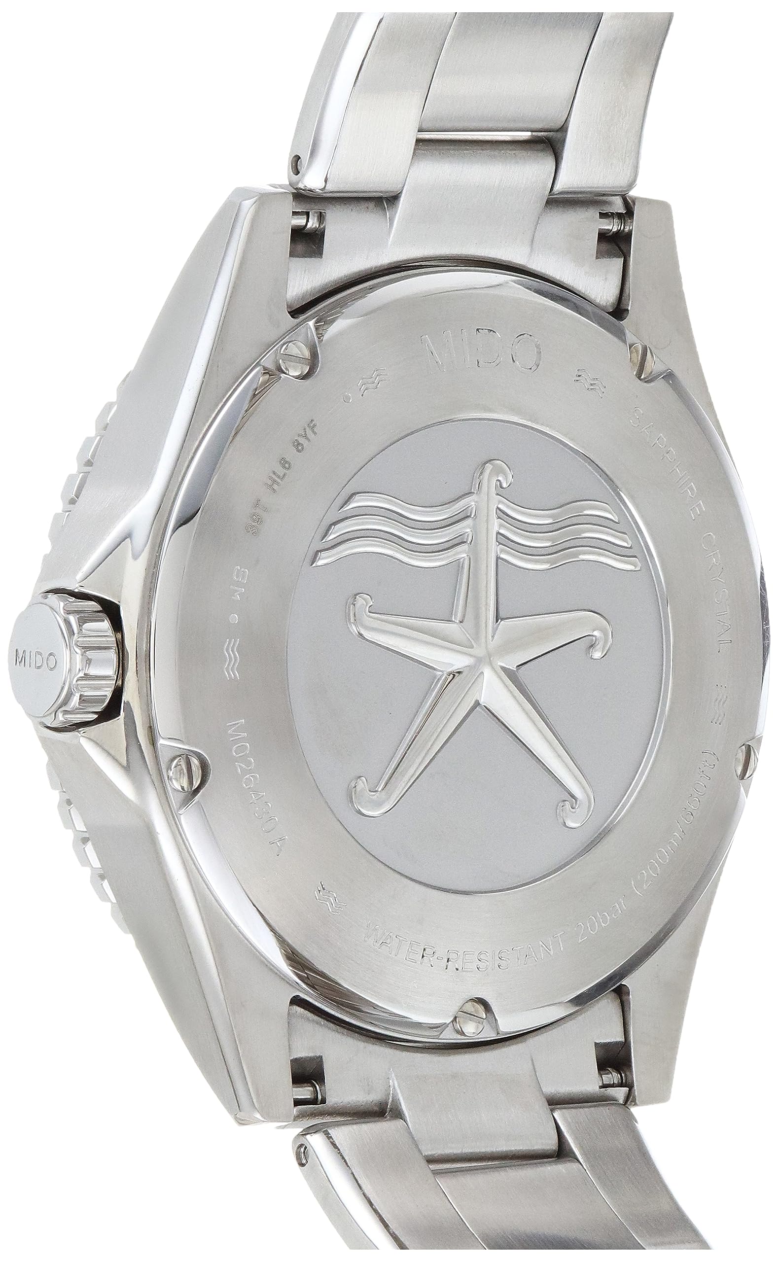 MIDO Ocean Star 200 - Swiss Automatic Watch for Men - 42.5mm Stainless Steel Case - Day/Date Calendar - Rotating Bezel - 200m Water Resistance