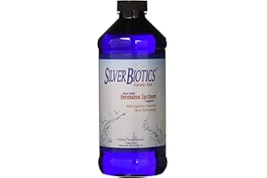 AMERICAN BIOTECH LABS Silver Biotics Colloidal Nano SilverSol Ag₄O₄ 10 PPM Immune Support | Bio-Hacking Immune Building Natural Support | 16 Fl Oz (Pack of 2)