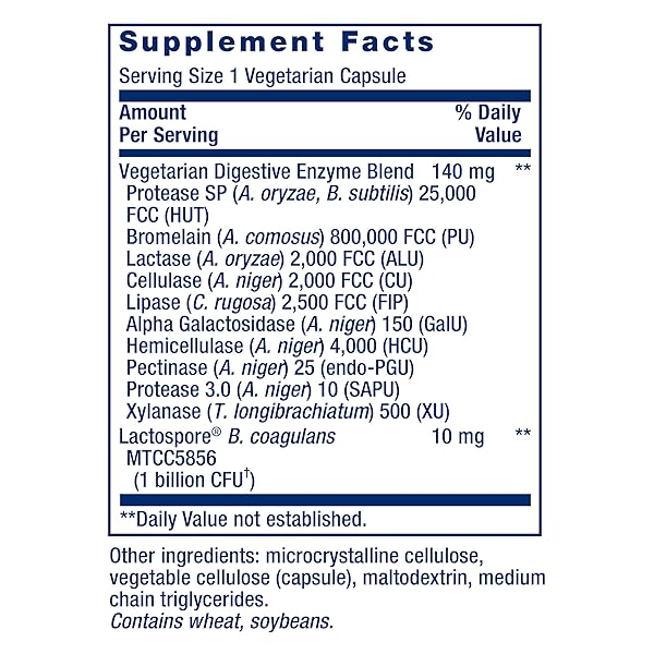 LIFE EXTENSION ENHANCED SUPER DIGESTIVE ENZYMES AND PROBIOTICS – B. COAGULANS PROBIOTIC, 10 DIGESTIVE ENZYMES – SUPPORTS DIGESTION, COMFORT & GI BALANCE – NON-GMO, VEGETARIAN – 60 CAPSULES