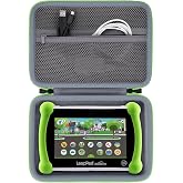 co2CREA Hard Case for Leapfrog LeapPad Academy Epic Academy 7-Inch Tablet | Travel Protective Storage Bag with Mesh Pocket &amp; Handle, Shockproof EVA Shell and Soft Lining