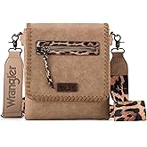 Wrangler Crossbody Bags for Women Vintage Hand Woven Shoulder Purse