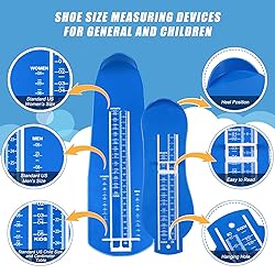 Weewooday 2 Pcs Shoes Measuring Sizer Foot